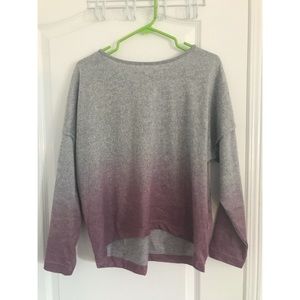 Lucky Brand Long Sleeve Ombre Lightweight Sweater